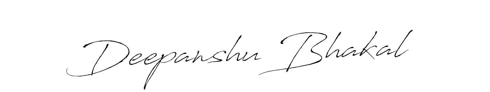 Also we have Deepanshu Bhakal name is the best signature style. Create professional handwritten signature collection using Antro_Vectra autograph style. Deepanshu Bhakal signature style 6 images and pictures png