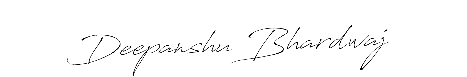 How to make Deepanshu Bhardwaj name signature. Use Antro_Vectra style for creating short signs online. This is the latest handwritten sign. Deepanshu Bhardwaj signature style 6 images and pictures png