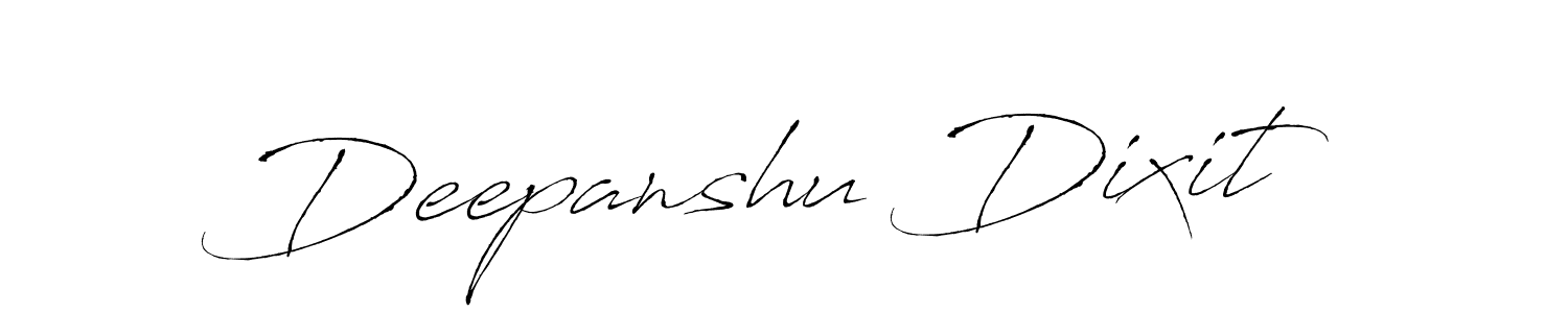 Antro_Vectra is a professional signature style that is perfect for those who want to add a touch of class to their signature. It is also a great choice for those who want to make their signature more unique. Get Deepanshu Dixit name to fancy signature for free. Deepanshu Dixit signature style 6 images and pictures png