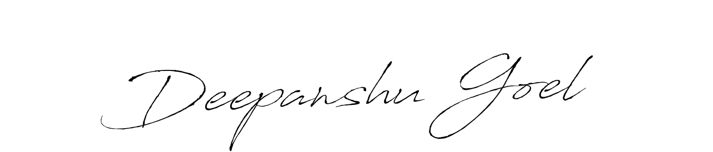 This is the best signature style for the Deepanshu Goel name. Also you like these signature font (Antro_Vectra). Mix name signature. Deepanshu Goel signature style 6 images and pictures png