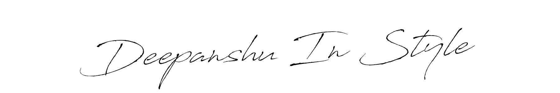 Antro_Vectra is a professional signature style that is perfect for those who want to add a touch of class to their signature. It is also a great choice for those who want to make their signature more unique. Get Deepanshu In Style name to fancy signature for free. Deepanshu In Style signature style 6 images and pictures png