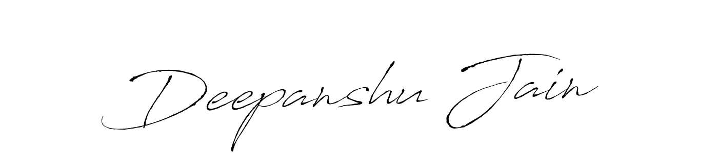 Also we have Deepanshu Jain name is the best signature style. Create professional handwritten signature collection using Antro_Vectra autograph style. Deepanshu Jain signature style 6 images and pictures png