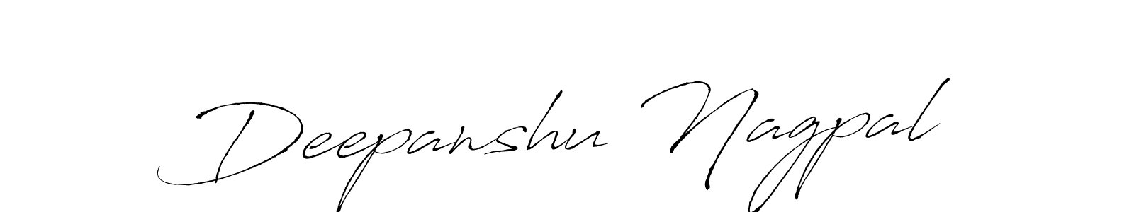 You should practise on your own different ways (Antro_Vectra) to write your name (Deepanshu Nagpal) in signature. don't let someone else do it for you. Deepanshu Nagpal signature style 6 images and pictures png