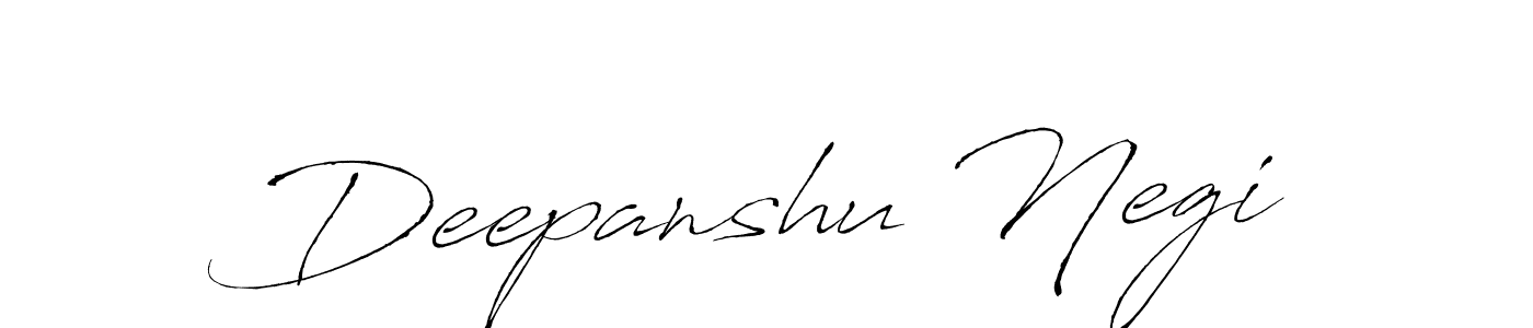 It looks lik you need a new signature style for name Deepanshu Negi. Design unique handwritten (Antro_Vectra) signature with our free signature maker in just a few clicks. Deepanshu Negi signature style 6 images and pictures png