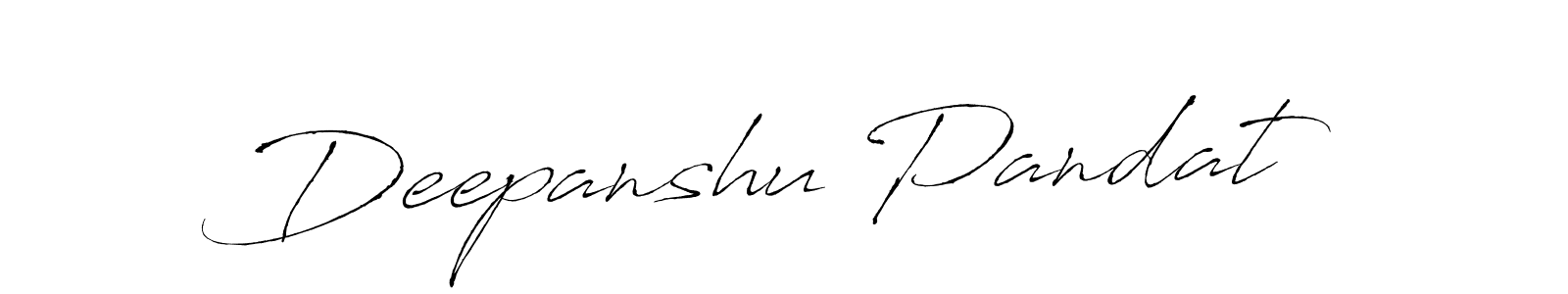 Make a beautiful signature design for name Deepanshu Pandat. With this signature (Antro_Vectra) style, you can create a handwritten signature for free. Deepanshu Pandat signature style 6 images and pictures png