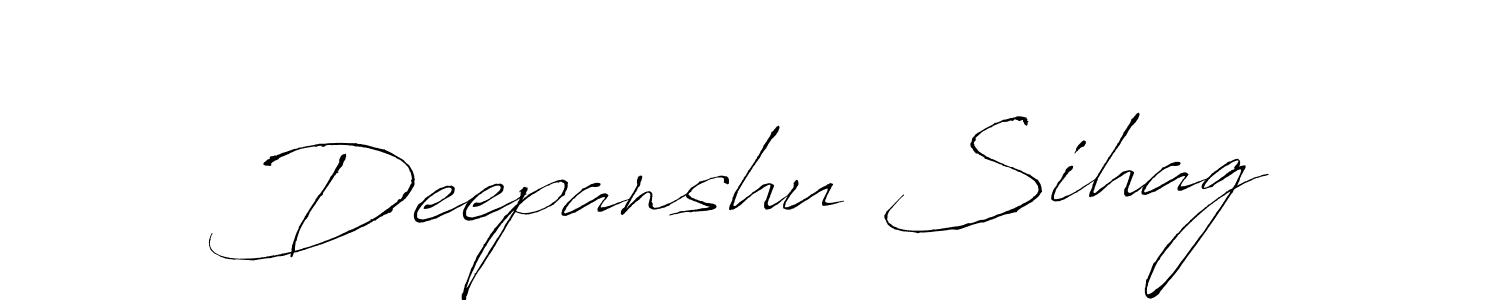 Make a beautiful signature design for name Deepanshu Sihag. Use this online signature maker to create a handwritten signature for free. Deepanshu Sihag signature style 6 images and pictures png