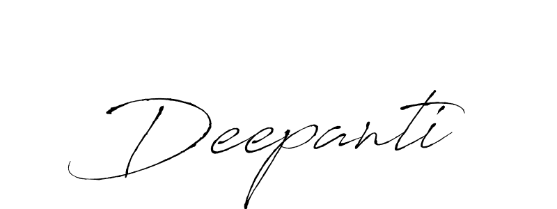 How to make Deepanti name signature. Use Antro_Vectra style for creating short signs online. This is the latest handwritten sign. Deepanti signature style 6 images and pictures png