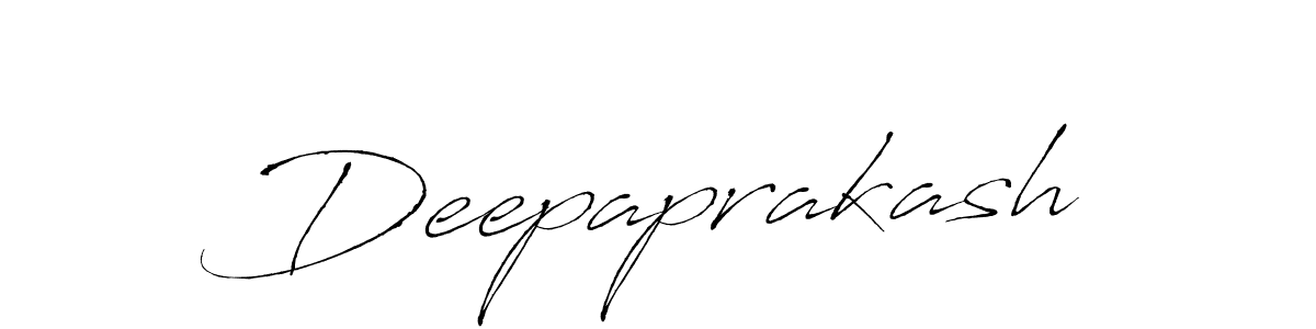 Create a beautiful signature design for name Deepaprakash. With this signature (Antro_Vectra) fonts, you can make a handwritten signature for free. Deepaprakash signature style 6 images and pictures png