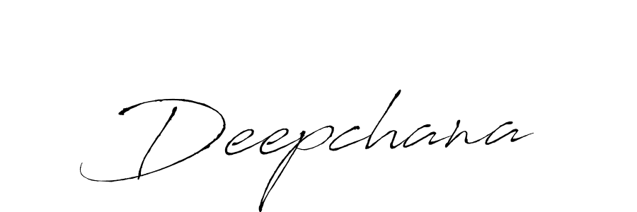 Make a beautiful signature design for name Deepchana. With this signature (Antro_Vectra) style, you can create a handwritten signature for free. Deepchana signature style 6 images and pictures png