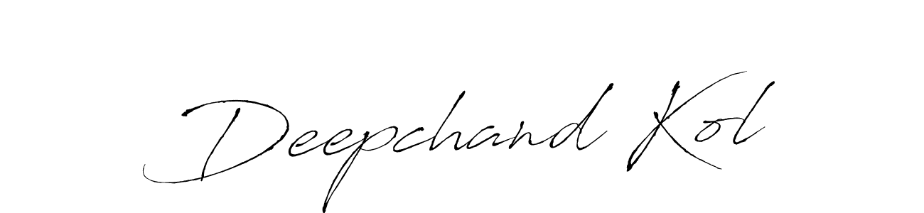 Once you've used our free online signature maker to create your best signature Antro_Vectra style, it's time to enjoy all of the benefits that Deepchand Kol name signing documents. Deepchand Kol signature style 6 images and pictures png