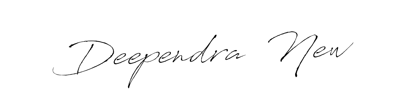 How to make Deependra  New signature? Antro_Vectra is a professional autograph style. Create handwritten signature for Deependra  New name. Deependra  New signature style 6 images and pictures png