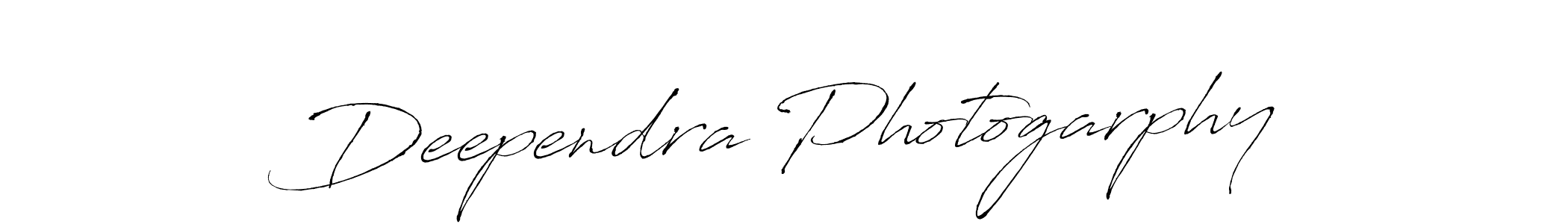 Create a beautiful signature design for name Deependra Photogarphy. With this signature (Antro_Vectra) fonts, you can make a handwritten signature for free. Deependra Photogarphy signature style 6 images and pictures png