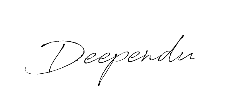 How to make Deependu signature? Antro_Vectra is a professional autograph style. Create handwritten signature for Deependu name. Deependu signature style 6 images and pictures png