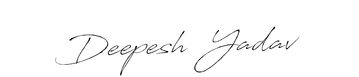Use a signature maker to create a handwritten signature online. With this signature software, you can design (Antro_Vectra) your own signature for name Deepesh  Yadav. Deepesh  Yadav signature style 6 images and pictures png