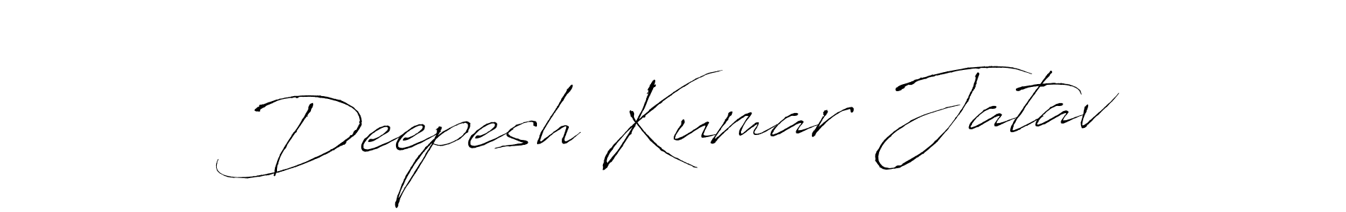 Design your own signature with our free online signature maker. With this signature software, you can create a handwritten (Antro_Vectra) signature for name Deepesh Kumar Jatav. Deepesh Kumar Jatav signature style 6 images and pictures png