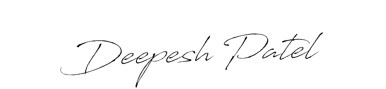 This is the best signature style for the Deepesh Patel name. Also you like these signature font (Antro_Vectra). Mix name signature. Deepesh Patel signature style 6 images and pictures png