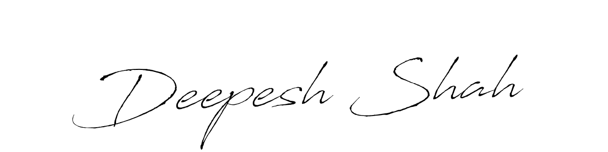 Deepesh Shah stylish signature style. Best Handwritten Sign (Antro_Vectra) for my name. Handwritten Signature Collection Ideas for my name Deepesh Shah. Deepesh Shah signature style 6 images and pictures png