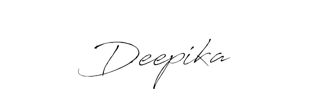 The best way (Antro_Vectra) to make a short signature is to pick only two or three words in your name. The name Deepika ♡ include a total of six letters. For converting this name. Deepika ♡ signature style 6 images and pictures png