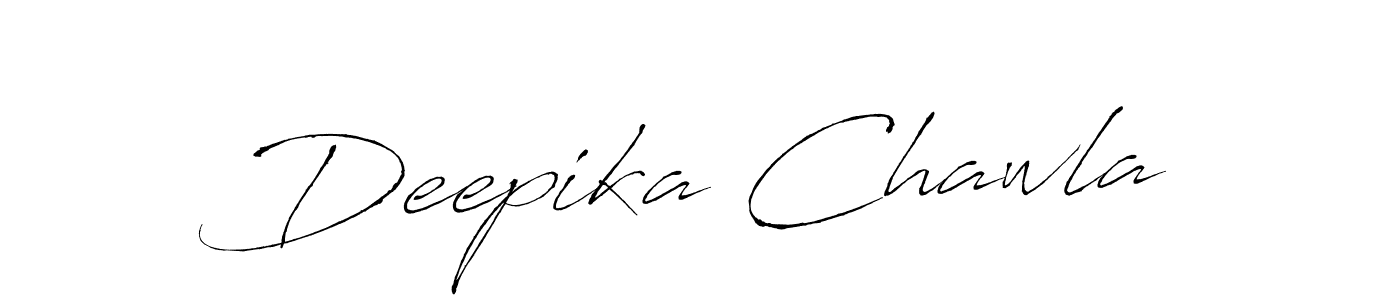 Deepika Chawla stylish signature style. Best Handwritten Sign (Antro_Vectra) for my name. Handwritten Signature Collection Ideas for my name Deepika Chawla. Deepika Chawla signature style 6 images and pictures png