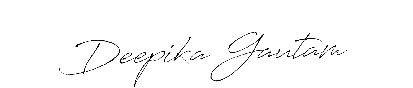 Also we have Deepika Gautam name is the best signature style. Create professional handwritten signature collection using Antro_Vectra autograph style. Deepika Gautam signature style 6 images and pictures png