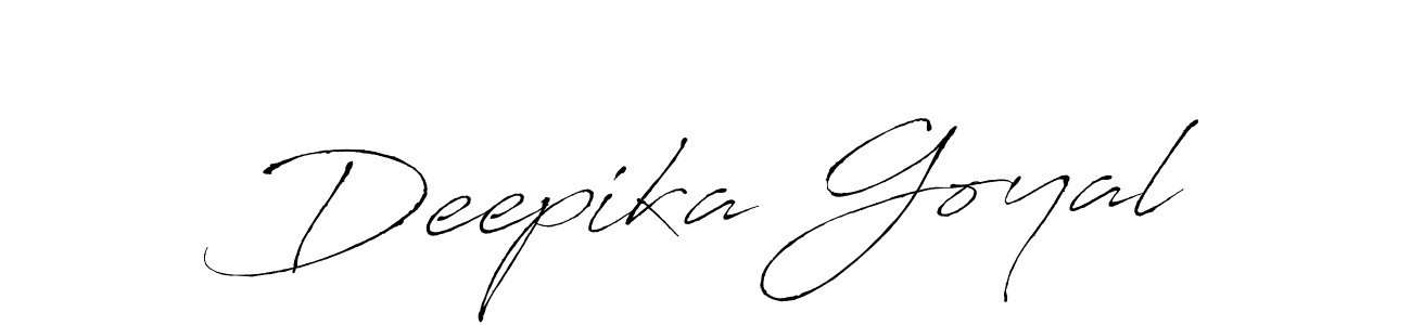 Make a short Deepika Goyal signature style. Manage your documents anywhere anytime using Antro_Vectra. Create and add eSignatures, submit forms, share and send files easily. Deepika Goyal signature style 6 images and pictures png