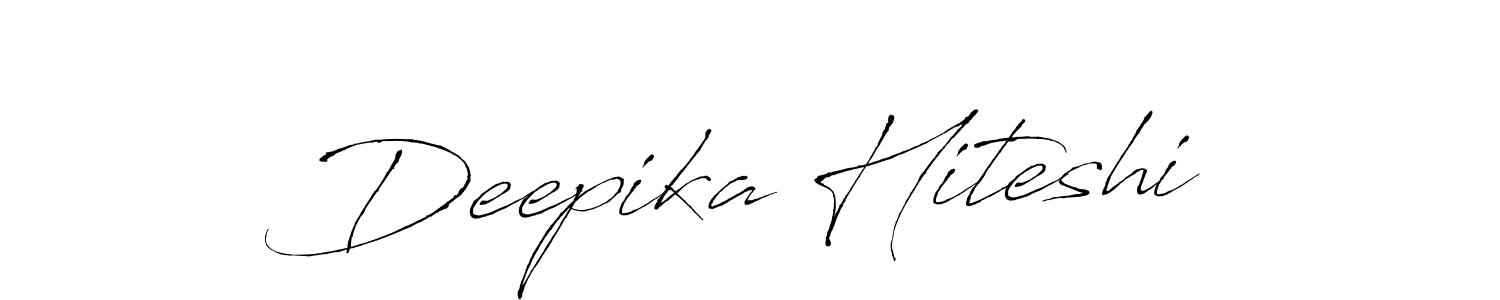 Similarly Antro_Vectra is the best handwritten signature design. Signature creator online .You can use it as an online autograph creator for name Deepika Hiteshi. Deepika Hiteshi signature style 6 images and pictures png