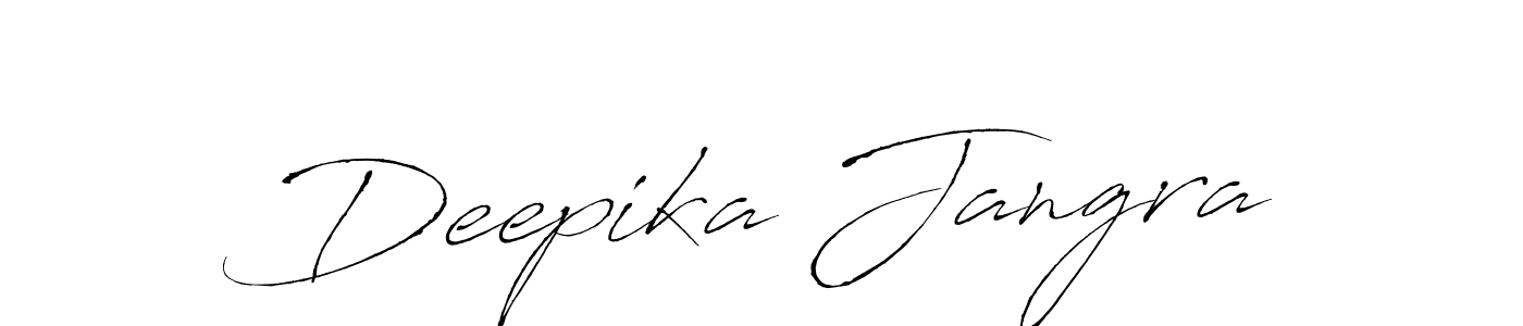 Use a signature maker to create a handwritten signature online. With this signature software, you can design (Antro_Vectra) your own signature for name Deepika Jangra. Deepika Jangra signature style 6 images and pictures png