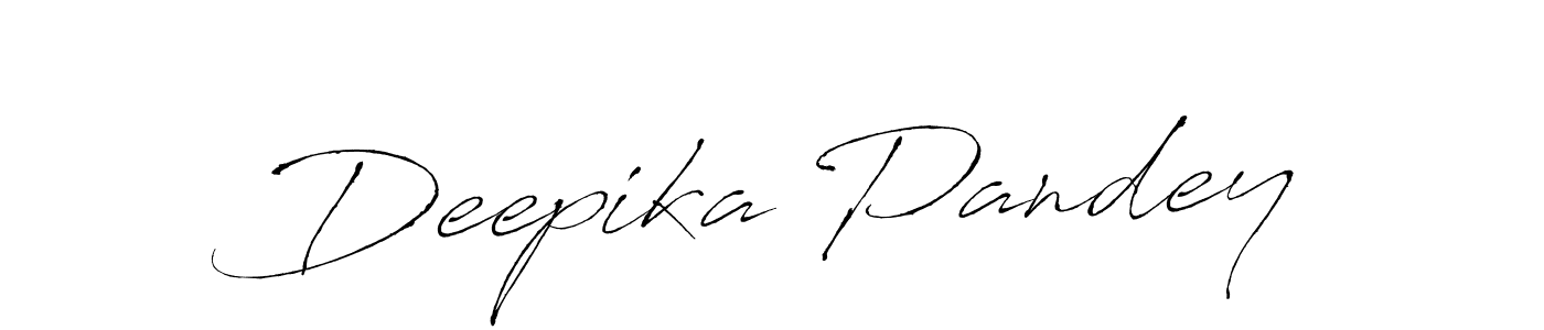 Design your own signature with our free online signature maker. With this signature software, you can create a handwritten (Antro_Vectra) signature for name Deepika Pandey. Deepika Pandey signature style 6 images and pictures png