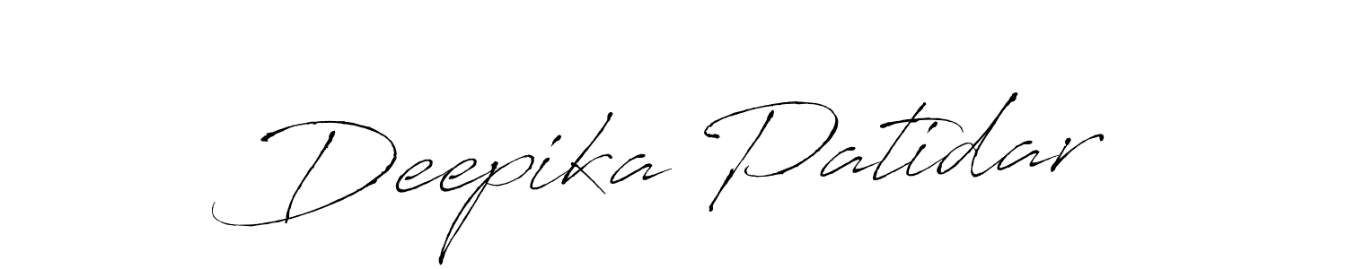 This is the best signature style for the Deepika Patidar name. Also you like these signature font (Antro_Vectra). Mix name signature. Deepika Patidar signature style 6 images and pictures png