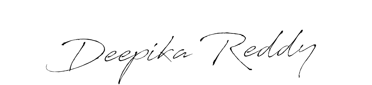 Design your own signature with our free online signature maker. With this signature software, you can create a handwritten (Antro_Vectra) signature for name Deepika Reddy. Deepika Reddy signature style 6 images and pictures png