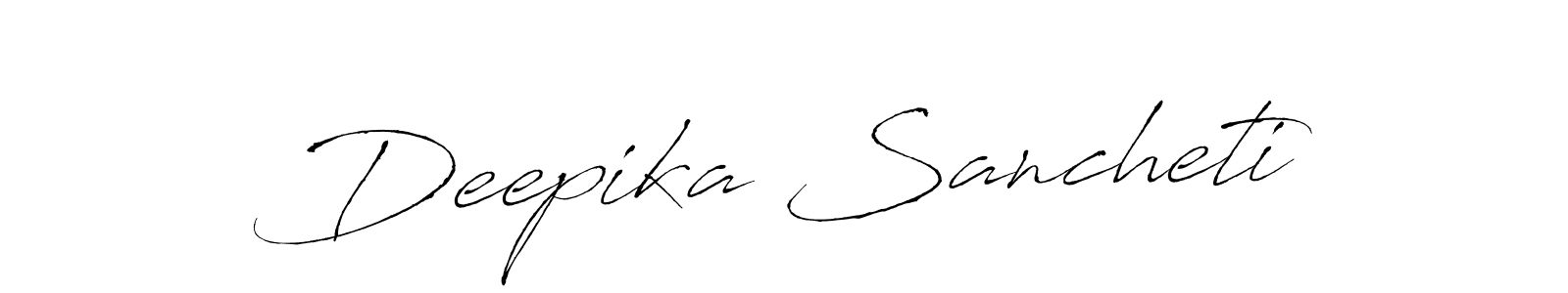 Make a beautiful signature design for name Deepika Sancheti. Use this online signature maker to create a handwritten signature for free. Deepika Sancheti signature style 6 images and pictures png