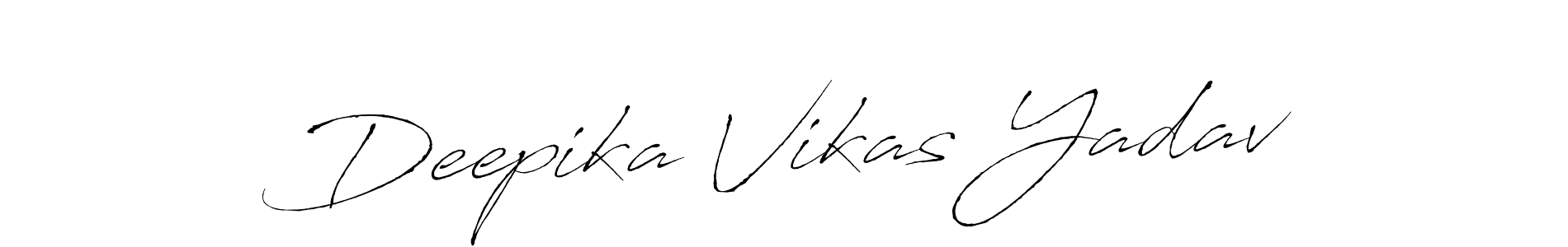 Similarly Antro_Vectra is the best handwritten signature design. Signature creator online .You can use it as an online autograph creator for name Deepika Vikas Yadav. Deepika Vikas Yadav signature style 6 images and pictures png