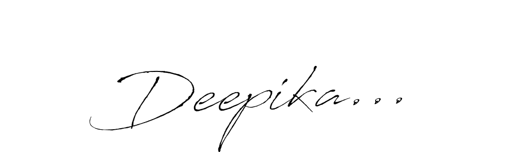 You should practise on your own different ways (Antro_Vectra) to write your name (Deepika...) in signature. don't let someone else do it for you. Deepika... signature style 6 images and pictures png
