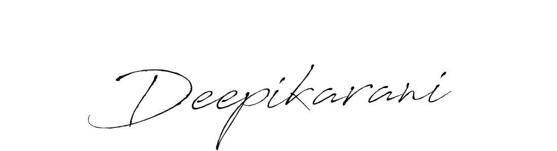 Make a beautiful signature design for name Deepikarani. With this signature (Antro_Vectra) style, you can create a handwritten signature for free. Deepikarani signature style 6 images and pictures png