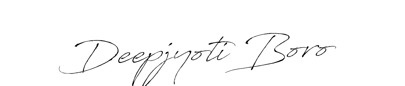 Design your own signature with our free online signature maker. With this signature software, you can create a handwritten (Antro_Vectra) signature for name Deepjyoti Boro. Deepjyoti Boro signature style 6 images and pictures png