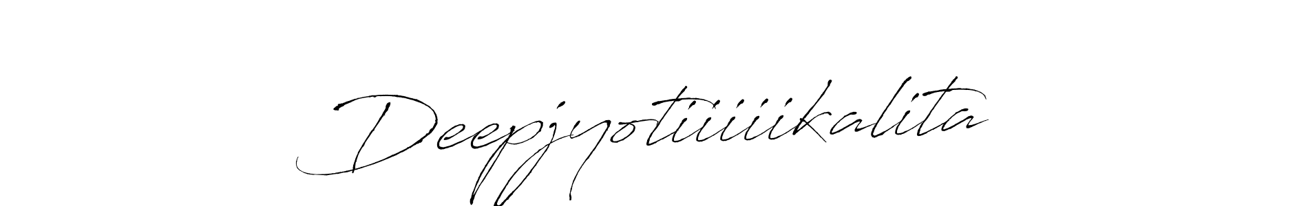 Antro_Vectra is a professional signature style that is perfect for those who want to add a touch of class to their signature. It is also a great choice for those who want to make their signature more unique. Get Deepjyotiiiiikalita name to fancy signature for free. Deepjyotiiiiikalita signature style 6 images and pictures png