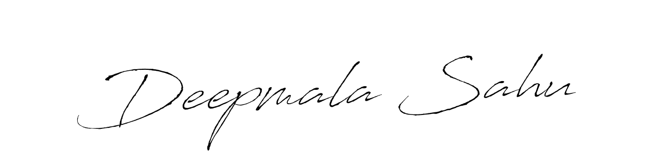 Antro_Vectra is a professional signature style that is perfect for those who want to add a touch of class to their signature. It is also a great choice for those who want to make their signature more unique. Get Deepmala Sahu name to fancy signature for free. Deepmala Sahu signature style 6 images and pictures png