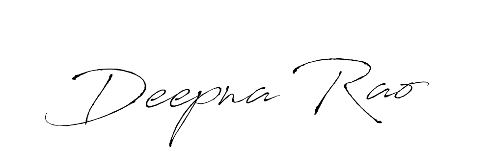 Create a beautiful signature design for name Deepna Rao. With this signature (Antro_Vectra) fonts, you can make a handwritten signature for free. Deepna Rao signature style 6 images and pictures png