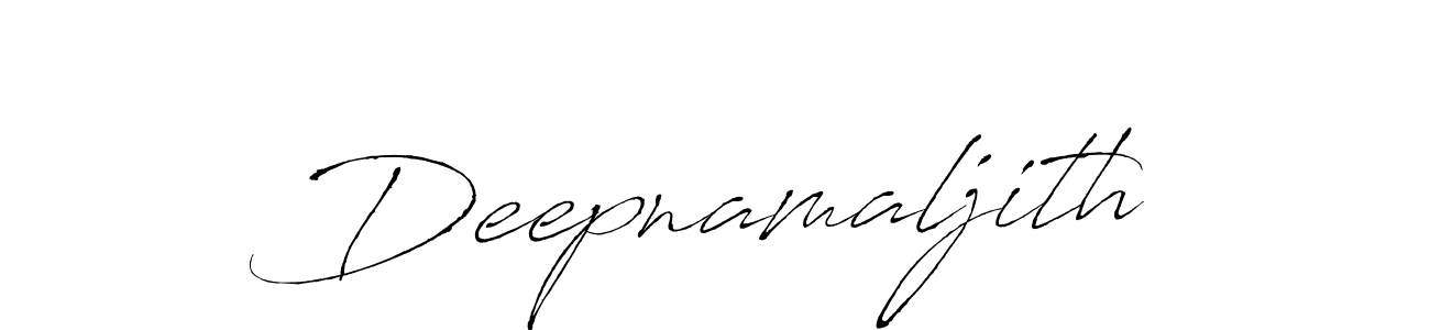 Deepnamaljith stylish signature style. Best Handwritten Sign (Antro_Vectra) for my name. Handwritten Signature Collection Ideas for my name Deepnamaljith. Deepnamaljith signature style 6 images and pictures png