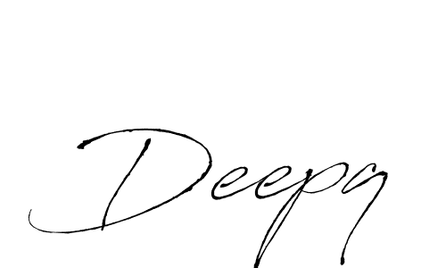 Design your own signature with our free online signature maker. With this signature software, you can create a handwritten (Antro_Vectra) signature for name Deepq. Deepq signature style 6 images and pictures png