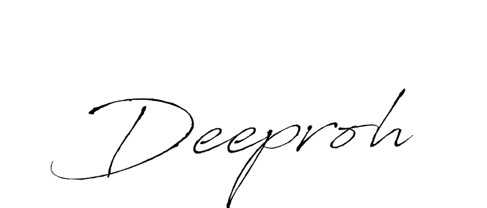 Similarly Antro_Vectra is the best handwritten signature design. Signature creator online .You can use it as an online autograph creator for name Deeproh. Deeproh signature style 6 images and pictures png