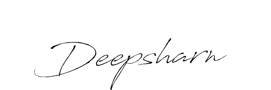 Create a beautiful signature design for name Deepsharn. With this signature (Antro_Vectra) fonts, you can make a handwritten signature for free. Deepsharn signature style 6 images and pictures png