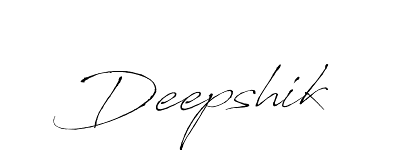 How to make Deepshik name signature. Use Antro_Vectra style for creating short signs online. This is the latest handwritten sign. Deepshik signature style 6 images and pictures png