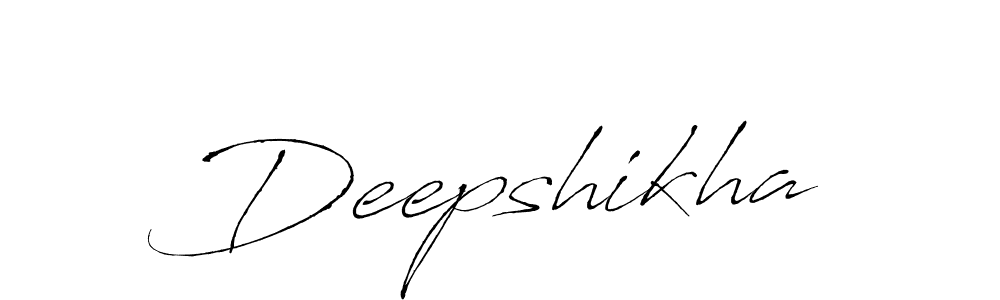 It looks lik you need a new signature style for name Deepshikha. Design unique handwritten (Antro_Vectra) signature with our free signature maker in just a few clicks. Deepshikha signature style 6 images and pictures png