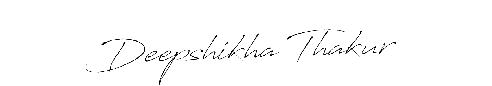 This is the best signature style for the Deepshikha Thakur name. Also you like these signature font (Antro_Vectra). Mix name signature. Deepshikha Thakur signature style 6 images and pictures png