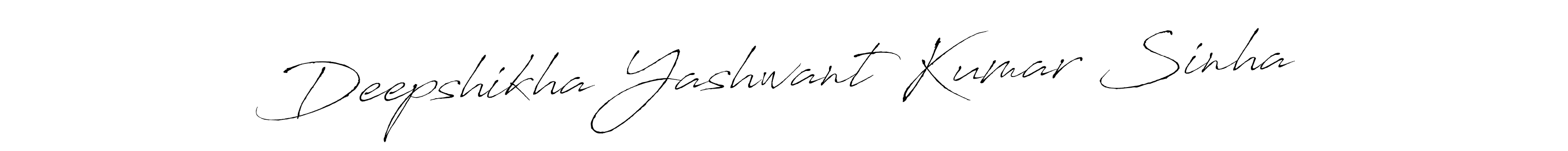 Design your own signature with our free online signature maker. With this signature software, you can create a handwritten (Antro_Vectra) signature for name Deepshikha Yashwant Kumar Sinha. Deepshikha Yashwant Kumar Sinha signature style 6 images and pictures png