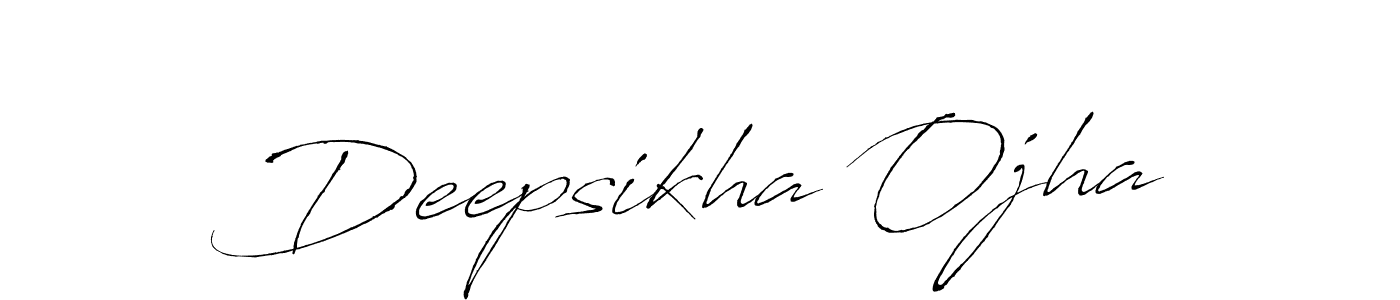 Make a short Deepsikha Ojha signature style. Manage your documents anywhere anytime using Antro_Vectra. Create and add eSignatures, submit forms, share and send files easily. Deepsikha Ojha signature style 6 images and pictures png