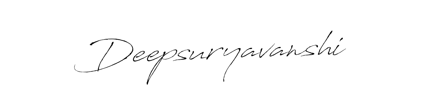 Use a signature maker to create a handwritten signature online. With this signature software, you can design (Antro_Vectra) your own signature for name Deepsuryavanshi. Deepsuryavanshi signature style 6 images and pictures png