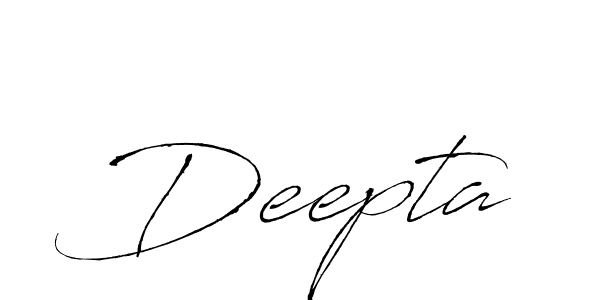 How to make Deepta signature? Antro_Vectra is a professional autograph style. Create handwritten signature for Deepta name. Deepta signature style 6 images and pictures png
