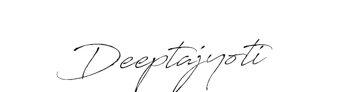 Create a beautiful signature design for name Deeptajyoti. With this signature (Antro_Vectra) fonts, you can make a handwritten signature for free. Deeptajyoti signature style 6 images and pictures png